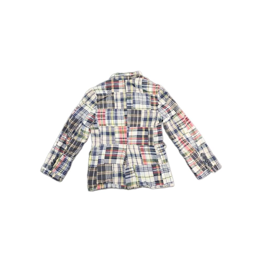 Polo Ralph Lauren Patchwork Blazer Boys Size S (8) Madras Preppy Multicolor C37 - Picture 9 of 10